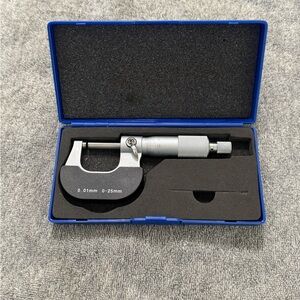 Fowler 0-25mm Swiss Style Micrometer 0.01 Range Pre-Owned Great Condition